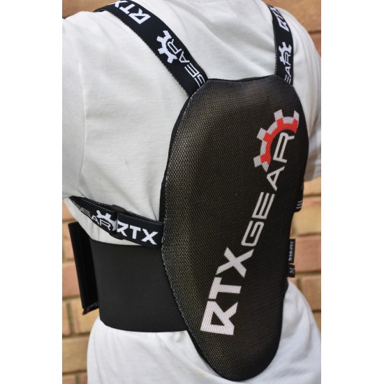RTX SAS-TEC Spine Back Protector CE UKCA Level 2 Harness for Motorcycle Biker Snowboard Extreme Sports - Medium
