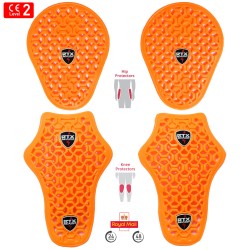 Flat 3D Net Shock Absorbing Ultra Flexible CE Level 2 Biker Jeans Hip & Knee Upgrade Armour Insert Protection - Unisex (4 Piece Set) Flat 3D Net Shock Absorbing Ultra Flexible CE Level 2 Biker Jeans Hip & Knee Upgrade Armour Insert Protection - Unisex (4 Piece Set)