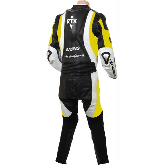 RTX Aero Evo Yellow Racing 1Piece Leathers