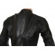 RTX Black Supersport Leather Biker Jacket