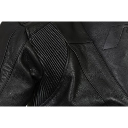 RTX Black Supersport Leather Biker Jacket
