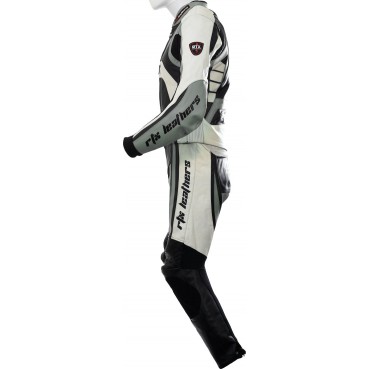 Raptor Grey Motorcycle Leather 2Pc Suit Raptor Grey Motorcycle Leather 2Pc Suit