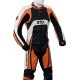Raptor Orange Motorcycle Leather 2Pc Suit