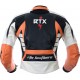 Raptor Orange Motorcycle Leather 2Pc Suit
