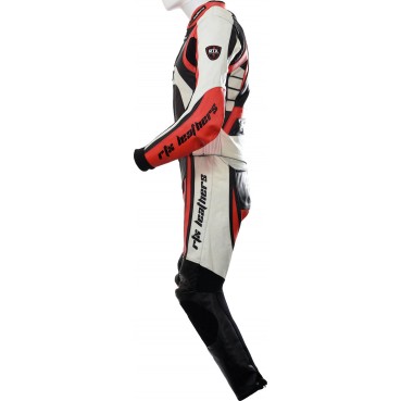 Raptor Red Motorcycle Leather 2Pc Suit Raptor Red Motorcycle Leather 2Pc Suit