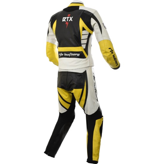Raptor Yellow Motorcycle Leather 2Pc Suit