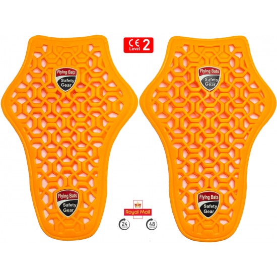 Flat 3D PU Net CE Level 2 Biker Elbow Knee Upgrade Armour Insert Protection Pair Flat 3D PU Net CE Level 2 Biker Elbow Knee Upgrade Armour Insert Protection Pair