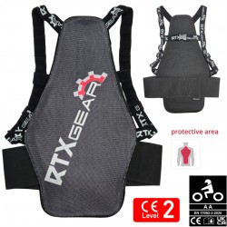 RTX Freelite FORCEFIELD Pro Lite K Spine Back Protector - CE UKCA Level 2 Harness for Motorcycle, Mountain Biking, Snowboard, Extreme Sports