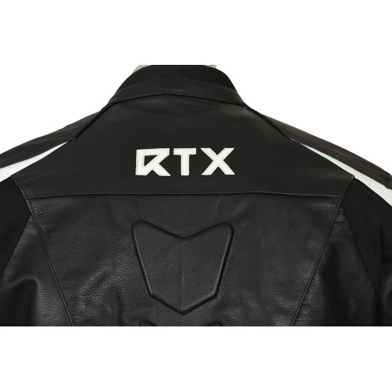 RTX Sports Cruiser Black Leather Jacket