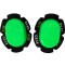 RTX GREEN 40mm Thick TPU Durable Motorcycle Knee Sliders Motorbike Knee Slider Pucks
