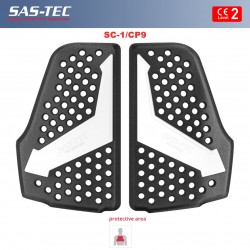 SAS-TEC Level 2 Motorbike Suit Jacket Front Chest Impact Shock Protection Insert Pair SAS-TEC Level 2 Motorbike Suit Jacket Front Chest Impact Shock Protection Insert Pair