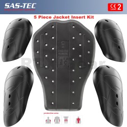 SAS-TEC German Engineered CE Level 2 Motorcycle Armour Biker 5 Piece Protection SAS-TEC German Engineered CE Level 2 Motorcycle Armour Biker 5 Piece Protection