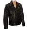 SALE - All American Mod Biker Classic Black Leather Jacket