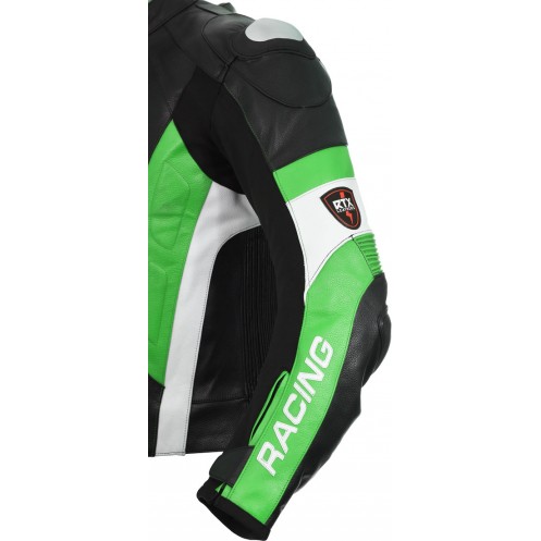 RSV Green Sports Biker Leather Jacket RSV Green Sports Biker Leather Jacket
