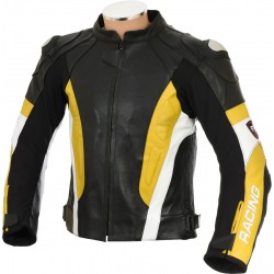 RSV Yellow Sports Biker Leather Jacket RSV Yellow Sports Biker Leather Jacket