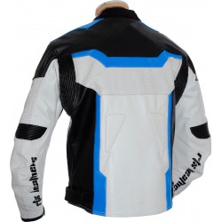 RTX Light Blue Arbiter Sports CE Biker Jacket