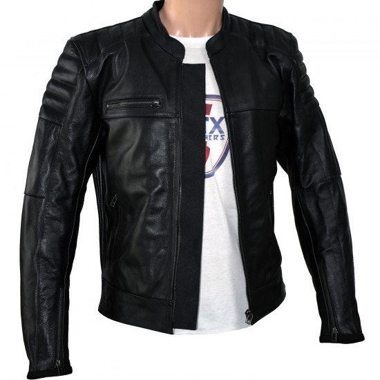 RTX Fusion Armoured Air Bag Compatible Classic Style Premium Leather Motorcycle Biker Jacket RTX Fusion Armoured Air Bag Compatible Classic Style Premium Leather Motorcycle Biker Jacket