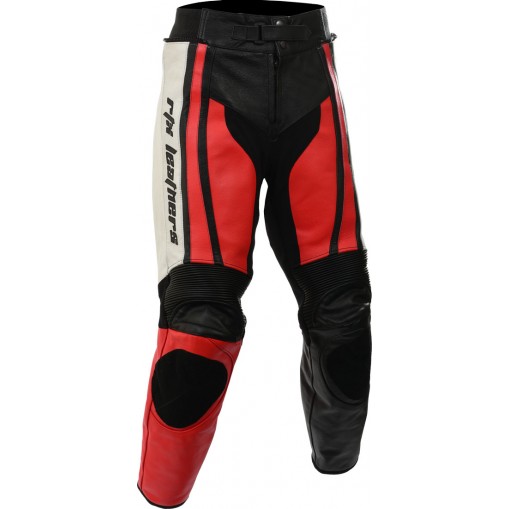 Raptor Red Motorcycle CE UKCA Armoured Full Leather Biker Trouser Pants Raptor Red Motorcycle CE UKCA Armoured Full Leather Biker Trouser Pants
