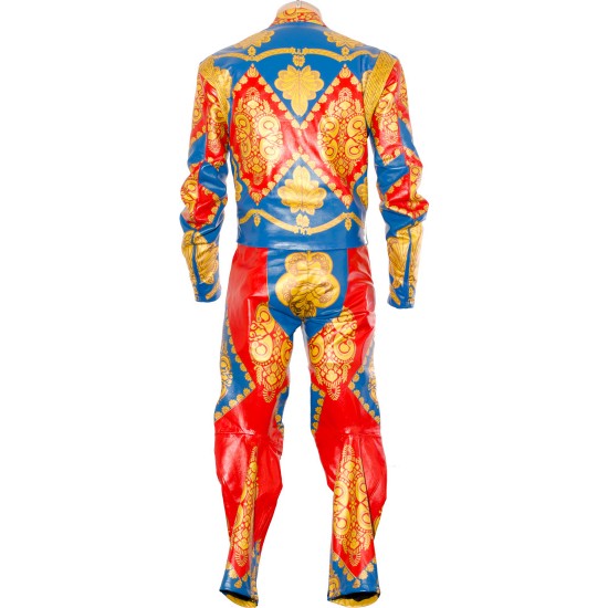 David Bowie Ziggy Stardust Starman Custom Made Leather Costume Suit David Bowie Ziggy Stardust Starman Custom Made Leather Costume Suit