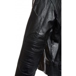 English Cafe Racer Leather Biker Jacket  English Cafe Racer Leather Biker Jacket
