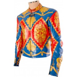 David Bowie Ziggy Stardust Starman Custom Made Leather Costume Jacket David Bowie Ziggy Stardust Starman Custom Made Leather Costume Jacket