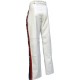 Evel Knievel Star Spangled White Leather Trouser Pant