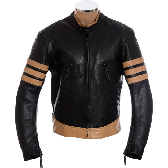 Logan Wolverine Movie Replica Genuine Leather Biker Jacket Logan Wolverine Movie Replica Genuine Leather Biker Jacket