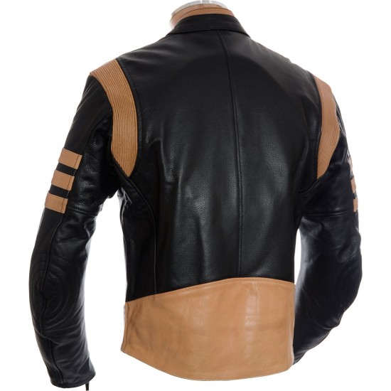 Logan Wolverine Movie Replica Genuine Leather Biker Jacket Logan Wolverine Movie Replica Genuine Leather Biker Jacket