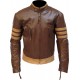 Logan Wolverine Movie Replica Brown Genuine Leather Jacket Logan Wolverine Movie Replica Brown Genuine Leather Jacket