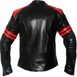 Fight Club Black and Red Replica Casual Leather Jacket Fight Club Black and Red Replica Casual Leather Jacket