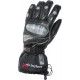 Black Hydro Kinetic Thermal Wind & Waterproof Leather & Cordura Motorcycle Biker Gloves