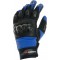 MotoX Blue Pro Motocross Leather Gloves