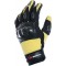 MotoX Yellow Pro Motocross Leather Gloves