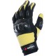 MotoX Yellow Pro Motocross Leather Gloves