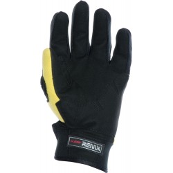 MotoX Yellow Pro Motocross Leather Gloves