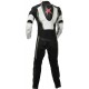 RTX Grey Arbiter Sports Biker One Piece Leather Suit