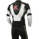 RTX Grey Arbiter Sports Biker One Piece Leather Suit