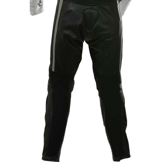 RTX Grey Arbiter Sports Biker One Piece Leather Suit