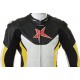 RTX Yellow Arbiter Sports Biker One Piece Leather Suit