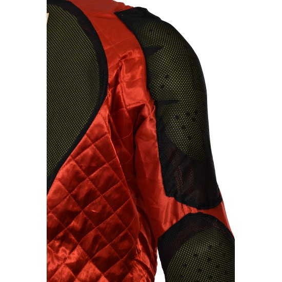 Steve McQueen GULF Heuer Firestone Cream Leather Armoured Biker Jacket