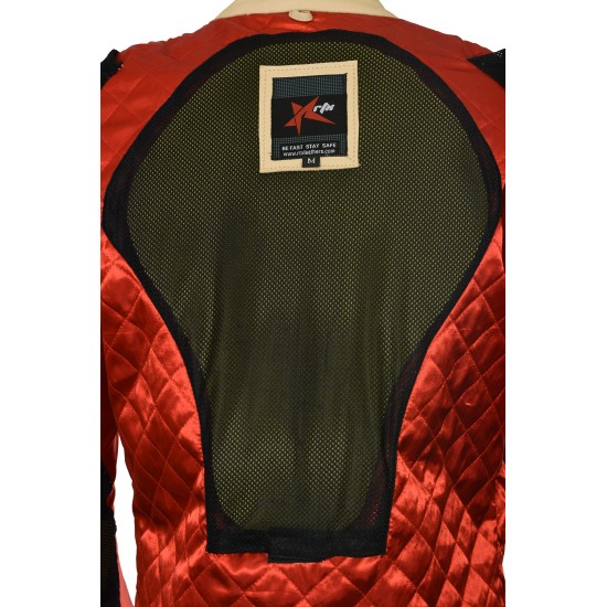 Steve McQueen GULF Heuer Firestone Cream Leather Armoured Biker Jacket