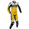 Leguna Seca Yellow Leather 2Pc Biker Suit 