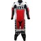 Leguna Seca Red Leather Biker Suit 