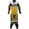 Leguna Seca Yellow Leather One Piece Biker Suit 