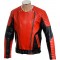 Red HM Leather Biker Jacket