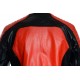 Red HM Leather Biker Jacket