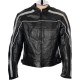 RTX Vintage Retro Classic Black Leather Motorcycle Jacket 