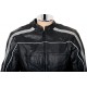 RTX Vintage Retro Classic Black Leather Motorcycle Jacket 