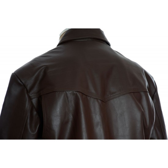 Rogue Drifter Brown Leather Biker Jacket Rogue Drifter Brown Leather Biker Jacket
