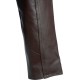 Rogue Drifter Brown Leather Biker Jacket